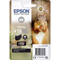 Epson Inktcartridge T04F6, 478XL Origineel Grijs C13T04F64010 Epson Inktcartridge T04F6, 478XL Origineel Grijs C13T04F64010