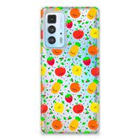 Motorola Edge 20 Pro | Siliconen Case | Fruits
