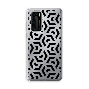 Crazy pattern: Huawei P40 Transparant Hoesje