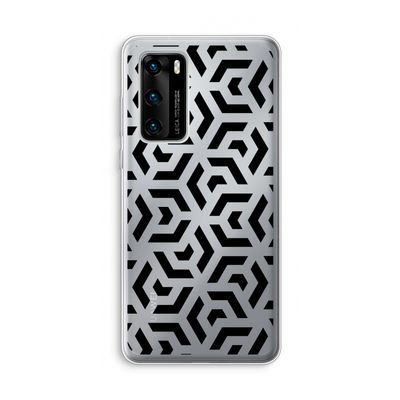 Crazy pattern: Huawei P40 Transparant Hoesje