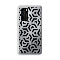 Crazy pattern: Huawei P40 Transparant Hoesje