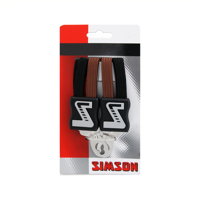 Simson quattro-binder strong zwart/bruin