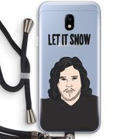 Let It Snow: Samsung Galaxy J3 (2017) Transparant Hoesje met koord