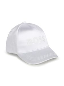 BOSS Kidswear casquette à logo appliqué - Blanc