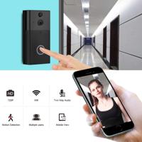 VESAFE VS-A5 HD 720P beveiligings camera Smart WiFi video deurbel intercom ondersteuning TF-kaart & infrarood nachtzicht & bewegingsdetectie-app voor