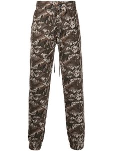 Mostly Heard Rarely Seen pantalon de jogging à motif camouflage - Marron