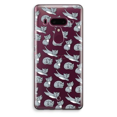 Poezen: HTC U12+ Transparant Hoesje