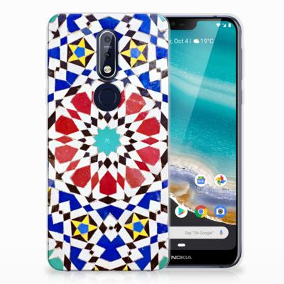 Nokia 7.1 | TPU | Siliconen hoesje | Mozaïek