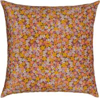 HEMA Kussenhoes 50x50 Velvet Bloemen (multi) - thumbnail
