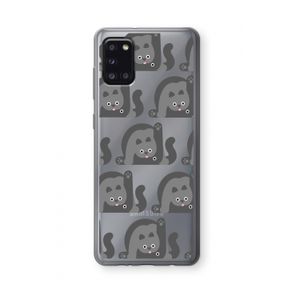 Cats: Samsung Galaxy A31 Transparant Hoesje
