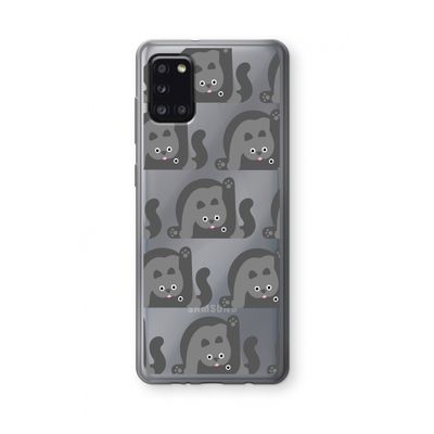 Cats: Samsung Galaxy A31 Transparant Hoesje