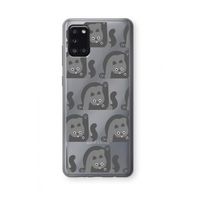 Cats: Samsung Galaxy A31 Transparant Hoesje