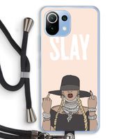 Slay All Day: Xiaomi Mi 11 Lite Transparant Hoesje met koord