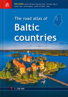 Wegenatlas The Road atlas of Baltic countries - Baltische Staten | Jana Seta