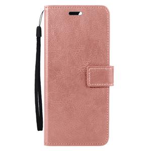 Basey Samsung Galaxy A35 5G Hoesje Book Case Kunstleer Cover Hoes - Rose Goud