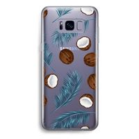 Kokosnoot roze: Samsung Galaxy S8 Plus Transparant Hoesje