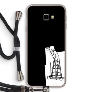 Musketon Painter: Samsung Galaxy J4 Plus Transparant Hoesje met koord