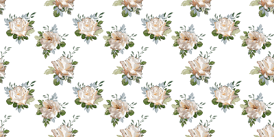 Bloemenelegantie Vinyl tapijt Bloemen en planten