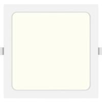 Vierkante LED Downlight 20W Inbouw - Natuurlijk Wit 4000K - Mat Wit