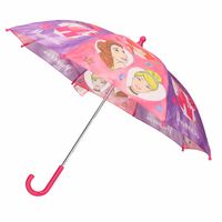 Disney Princess paraplu roze/lila voor kinderen 65 cm - thumbnail