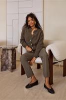 Anne bonded trousers - new army - 94819