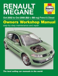 Haynes Werkplaatshandboek Renault Mégane benzine & diesel (Okt 2002 - 2008) 4284
