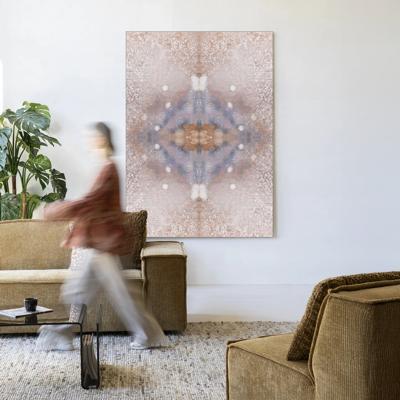Urban Cotton Wandkleed 'Iberian Lynx' 80 x 110cm in Frame - black