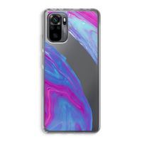 Zweverige regenboog: Xiaomi Redmi Note 10 Pro Transparant Hoesje