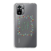 It's Lit: Xiaomi Redmi Note 10S Transparant Hoesje