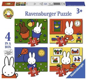 Ravensburger puzzel 12-16-20-24 stukjes 4 in1 Nijntje heeft plezier