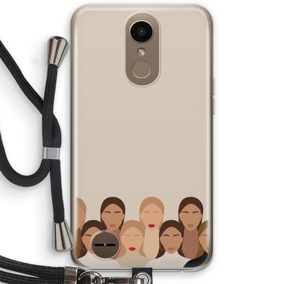 Girls girls girls: LG K10 (2017) Transparant Hoesje met koord