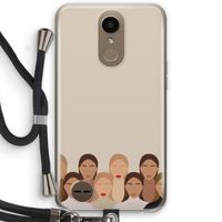 Girls girls girls: LG K10 (2017) Transparant Hoesje met koord
