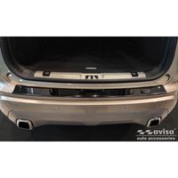 Zwart-Chroom RVS Bumper beschermer passend voor Ford Edge II FL 2018- 'Ribs' AV251035