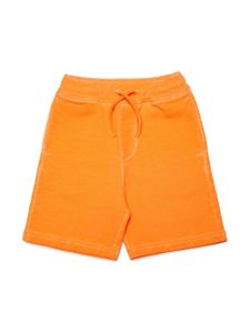 DSQUARED2 KIDS short en coton à logo imprimé - Orange