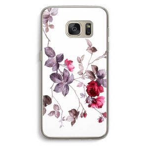 Mooie bloemen: Samsung Galaxy S7 Transparant Hoesje