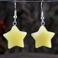 Citrien ster oorbellen - Overige Edelsteensoorten - Spiritueelboek.nl