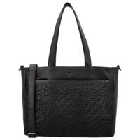 Hide & stitches inspired by illusion shopper-Black