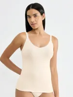 Ondergoed dames 2-pack - hemd Basic GO smalle band - Vrouwen onderhemd spaghetti bandjes biologisch katoen - M - Creme - Top - Singlet - M