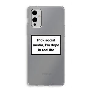 I'm dope: OnePlus 9 Transparant Hoesje