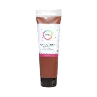 Acrylverf qrea 120 ml burnt sienna | 6 stuks
