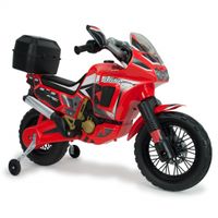 Injusa accuvoertuig motorbike Honda Africa 6V 100 cm rood - thumbnail