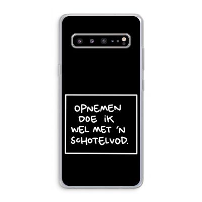 Schotelvod: Samsung Galaxy S10 5G Transparant Hoesje
