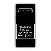 Schotelvod: Samsung Galaxy S10 5G Transparant Hoesje