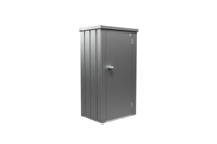 Biohort Julia M metalen terraskast 77,7 x 57 x 140,2 cm kwartsgrijs metallic- - Metaal- Biohort