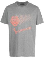 Billionaire t-shirt en coton à manches courtes - Gris - thumbnail