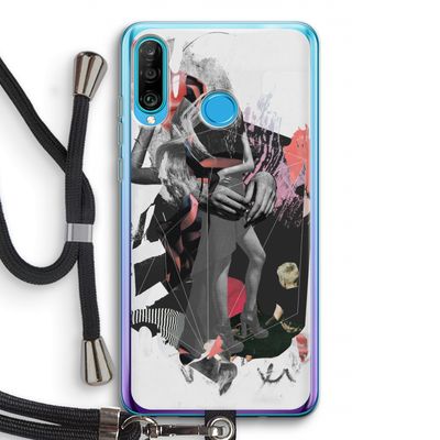 Dissimulation du réel: Huawei P30 Lite Transparant Hoesje met koord