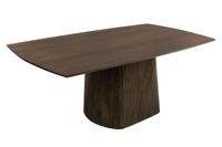 Eettafel GRAND 200cm mangohout donkerbruin grijs - 45836