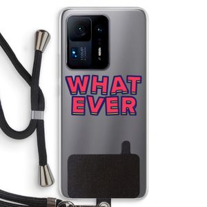 Whatever: Xiaomi Mi Mix 4 Transparant Hoesje met koord
