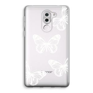 White butterfly: Honor 6X Transparant Hoesje