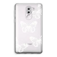 White butterfly: Honor 6X Transparant Hoesje